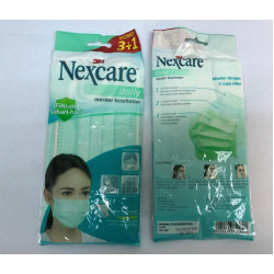 3M-Nexcare Green 三層口罩 4pcs/pack